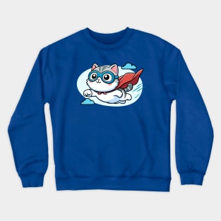 Superhero Cat Crewneck Sweatshirt